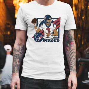 Houston Texans CJ Stroud Draft Pick NFL Football Player Graphic Fan T-Shirt 159